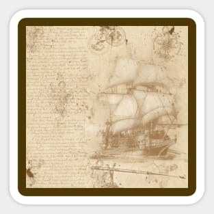 Sailing Ship Sticker